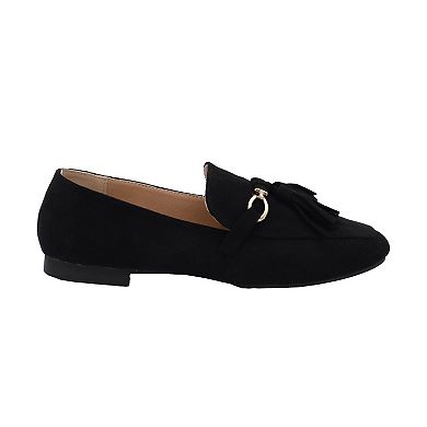 Yoki Edline-44 Women's Tassel Loafers