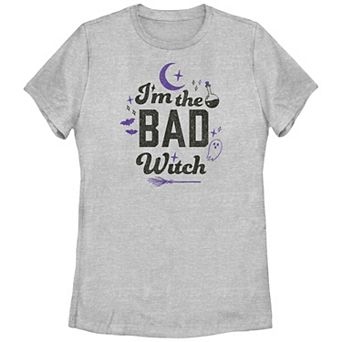 Juniors' I'm The Bad Witch Graphic Tee