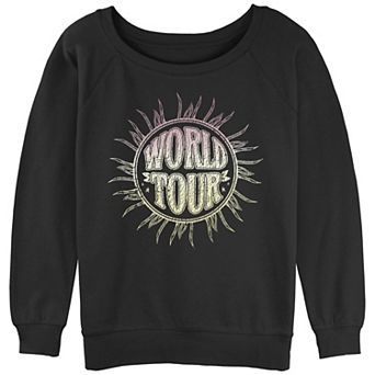 Juniors' World Tour Sun Slouchy Terry Graphic Pullover
