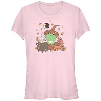Juniors' Witch Frog Graphic Tee