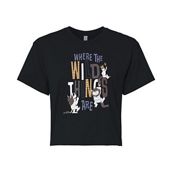 Juniors' Where The Wild Things Are Cropped Tee