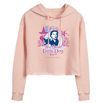 Juniors' Wizard of Oz You're Little Dog Too Cropped Hoodie