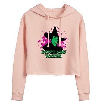 Juniors' Wizard of Oz Wicked Witch Don't Add Water Cropped Hoodie