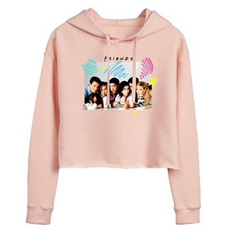 Juniors' Friends Milkshakes Cropped Hoodie