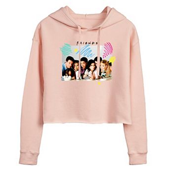 Juniors' Friends Milkshakes Cropped Hoodie