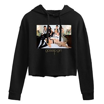 Juniors' Gossip Girl Cropped Hoodie