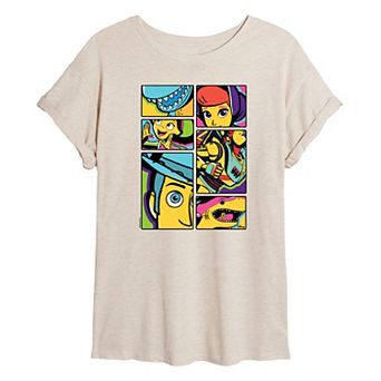 Disney / Pixar's Toy Story Juniors' Pop Art Oversized Tee