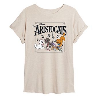 Disney's The Aristocats Juniors' Poster Oversized Tee
