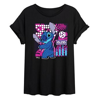 Disney's Lilo & Stitch Juniors' 626 Oversized Tee