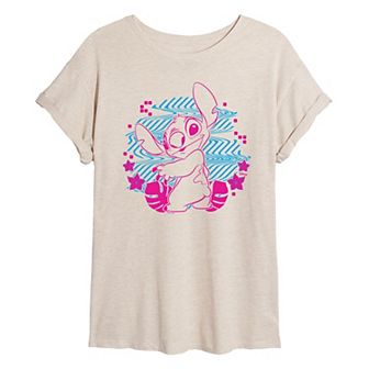 Disney's Lilo & Stitch Juniors' Haze Oversized Tee