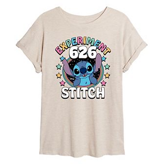Disney's Lilo & Stitch Juniors' Experiment 626 Oversized Tee
