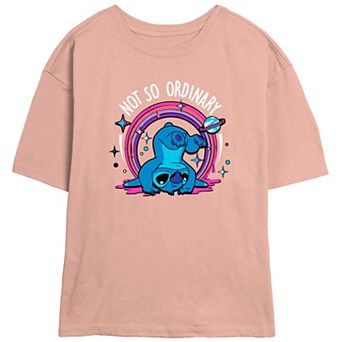 Disney's Lilo & Stitch Juniors' Not So Ordinary Stitch Skimmer Graphic Tee
