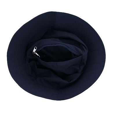 Angela & William Waterproof Packable Rain Hat With Zippered Closure