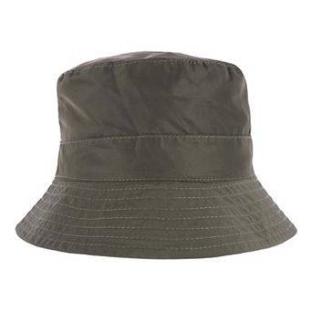 Angela & William Waterproof Packable Rain Hat With Zippered Closure