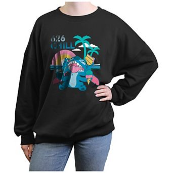 Disney's Lilo & Stitch Juniors' 626 Chill Graphic Fleece