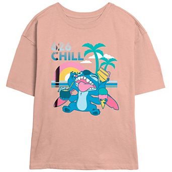 Disney's Lilo & Stitch Juniors' 626 Chill Skimmer Graphic Tee
