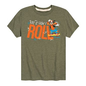 Disney's Mickey Mouse & Friends Goofy Boys 8-20 This Is How I Roll Tee