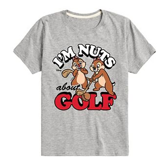Disney's Chip 'n Dale Boys 8-20 I'm Nuts About Golf Tee