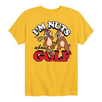 Disney's Chip 'n Dale Boys 8-20 I'm Nuts About Golf Tee