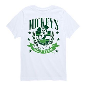 Disney's Mickey Mouse Boys 8-20 Golf Team Tee