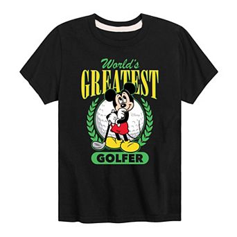 Disney's Mickey Mouse Boys 8-20 Greatest Golfer Tee