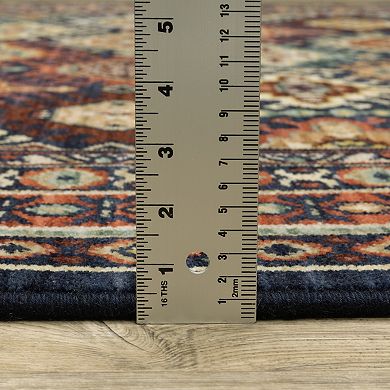 StyleHaven Linwood Bohemian Tribal Fringed Edge Wool Blend Area Rug