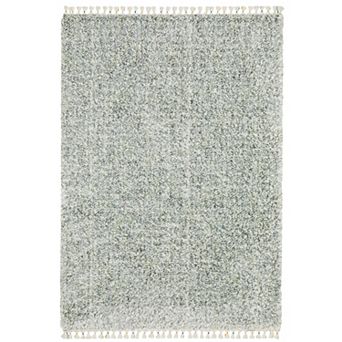 StyleHaven Aurelia Static Solid Shag Tassel Fringe Area Rug