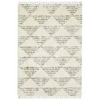 StyleHaven Aurelia Geometric Triangles Shag Tassel Fringe Area Rug