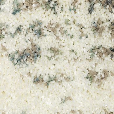 StyleHaven Aurelia Geometric Triangles Shag Tassel Fringe Area Rug