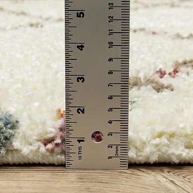 StyleHaven Aurelia Diamond Shag Tassel Fringe Area Rug