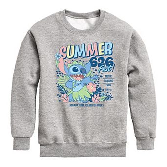 Disney's Lilo & Stitch Boys 8-20 Summer 626 Fest Fleece Sweatshirt