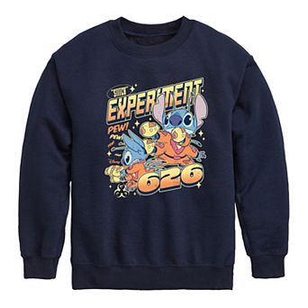 Disney's Lilo & Stitch Boys 8-20 Experiment 626 Fleece Sweatshirt