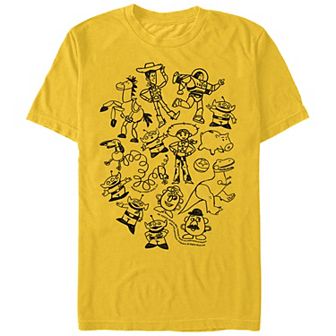 Disney / Pixar's Toy Story Toy's Doodles Men's Graphic Tee