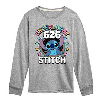 Disney's Lilo & Stitch Boys 8-20 Experiment 626 Stitch Long Sleeve Graphic Tee
