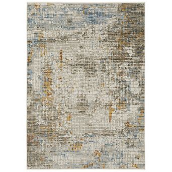 StyleHaven Brighton Distressed Abstract Recycled PET Area Rug