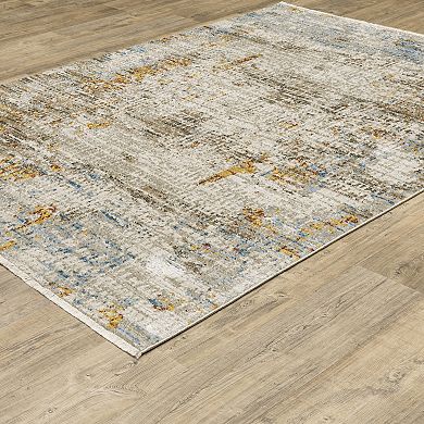 StyleHaven Brighton Distressed Abstract Recycled PET Area Rug
