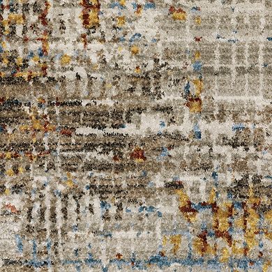 StyleHaven Brighton Distressed Abstract Recycled PET Area Rug