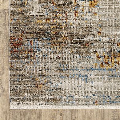 StyleHaven Brighton Distressed Abstract Recycled PET Area Rug