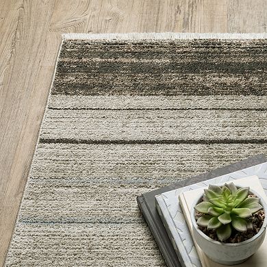 StyleHaven Brighton Faded Geometric Recycled PET Geometric Area Rug