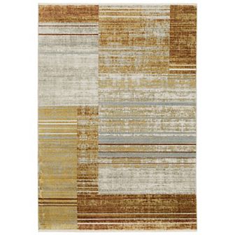 StyleHaven Brighton Faded Geometric Recycled PET Geometric Area Rug