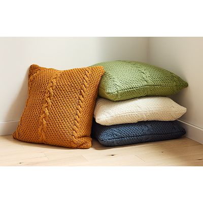 Sonoma Goods For Life Oversized Cable Knit Pillow