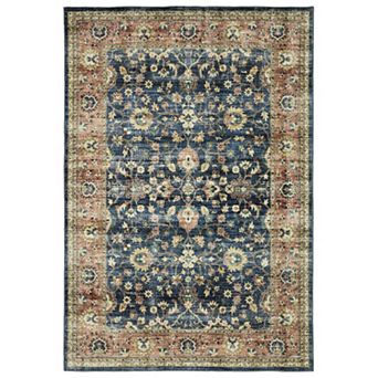 StyleHaven Sawyer Vintage Bordered Traditional Washable Area Rug