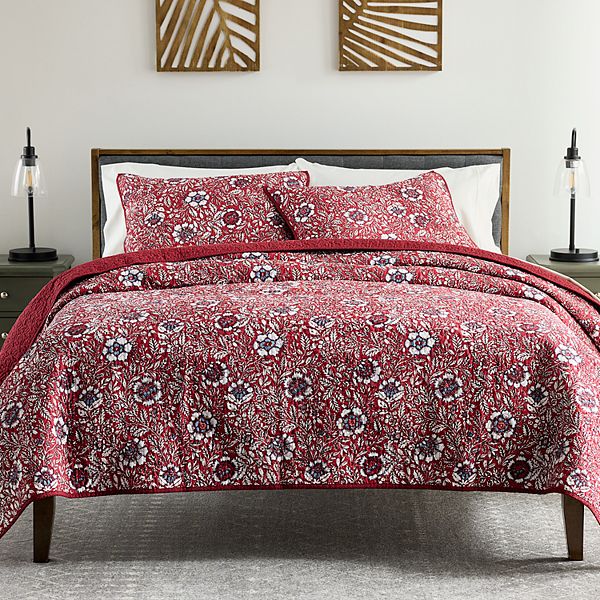 Sonoma Goods For Life® Asma Floral Printed Quilt or Sham - Asma Floral (TWIN/TWNXL)