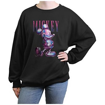 Disney's Mickey Mouse Juniors' Chrome Finishing Graphic Fleece