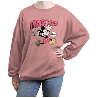 Disney's Mickey Mouse Juniors' Running Happy Graphic Fleece