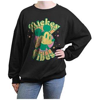 Disney's Mickey Mouse Juniors' Vibes Graphic Fleece