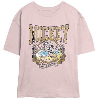 Disney's Mickey and Friends Juniors' Crest Skimmer Graphic Tee