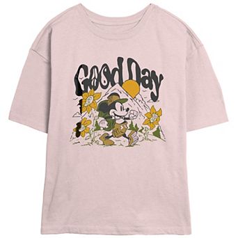 Disney's Mickey Mouse Juniors' Good Day Skimmer Graphic Tee