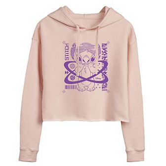 Disney's Lilo & Stitch Juniors' Code Cropped Hoodie