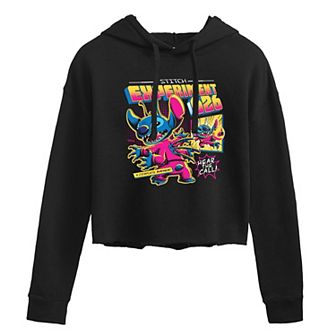 Disney's Lilo & Stitch Juniors' Experiment 626 Cropped Hoodie
